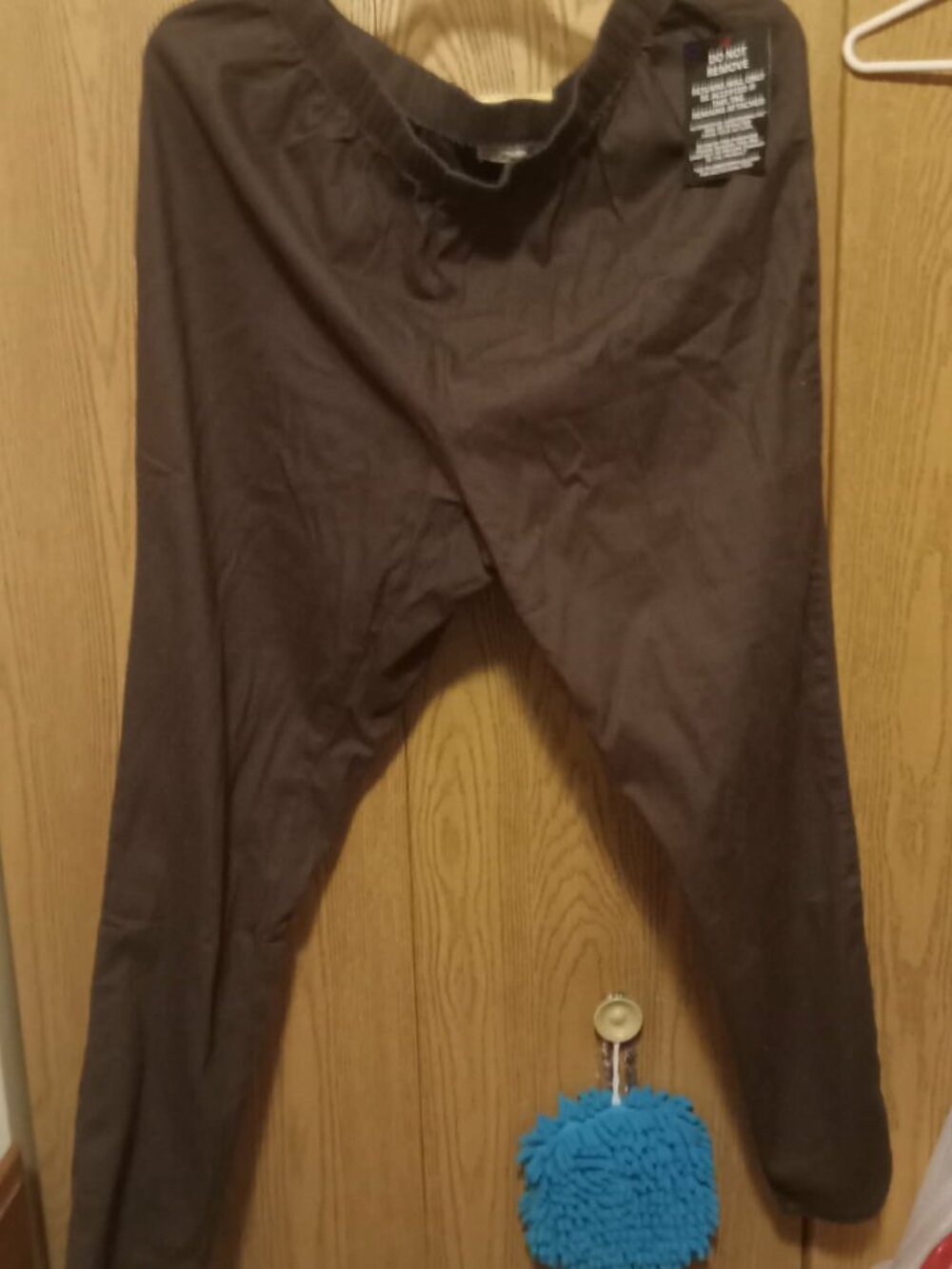 NEW Woman Within, 22W Tall, brown fineline skinny pull-on pants, no pockets